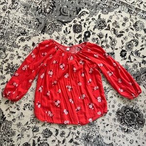 Old Navy Floral Top - Size L
